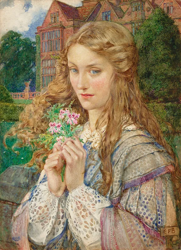 Evelyn Hope (1908) by Eleanor Fortescue-Brickdale